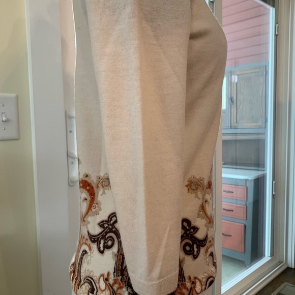 Talbots 100% Merino wool pull over sweater super soft quiet luxury sweater - Picture 4 of 15